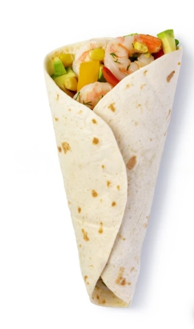 Burrito de gambas