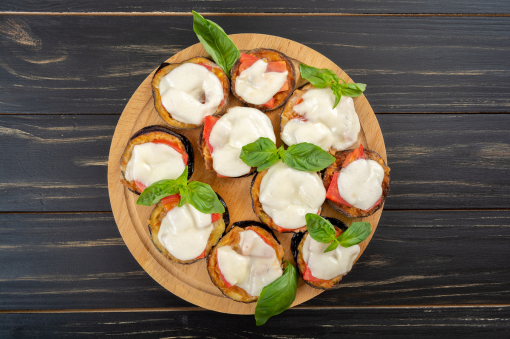 Mini pizzas saludables